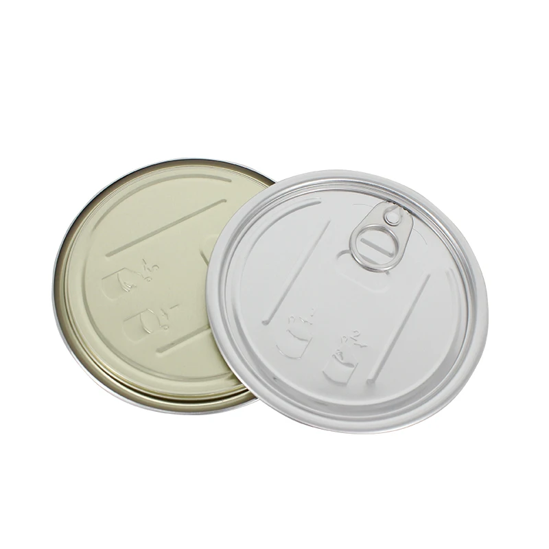 300 307 401 Full Open Cap Tab Can EOE Cover Aluminum Lid For Can Easy Open Ends