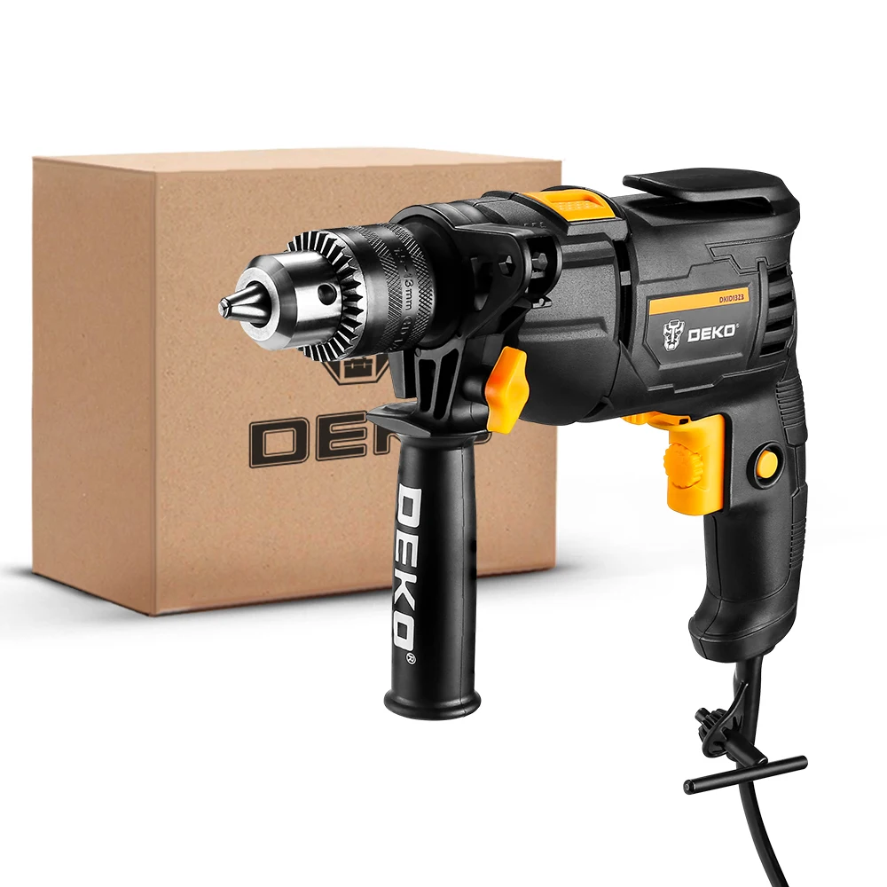  DEKO DKID13Z2 SET1 220 В Ударная дрель 2 функции электрическая перфоратор отвертка электроинструменты электрические