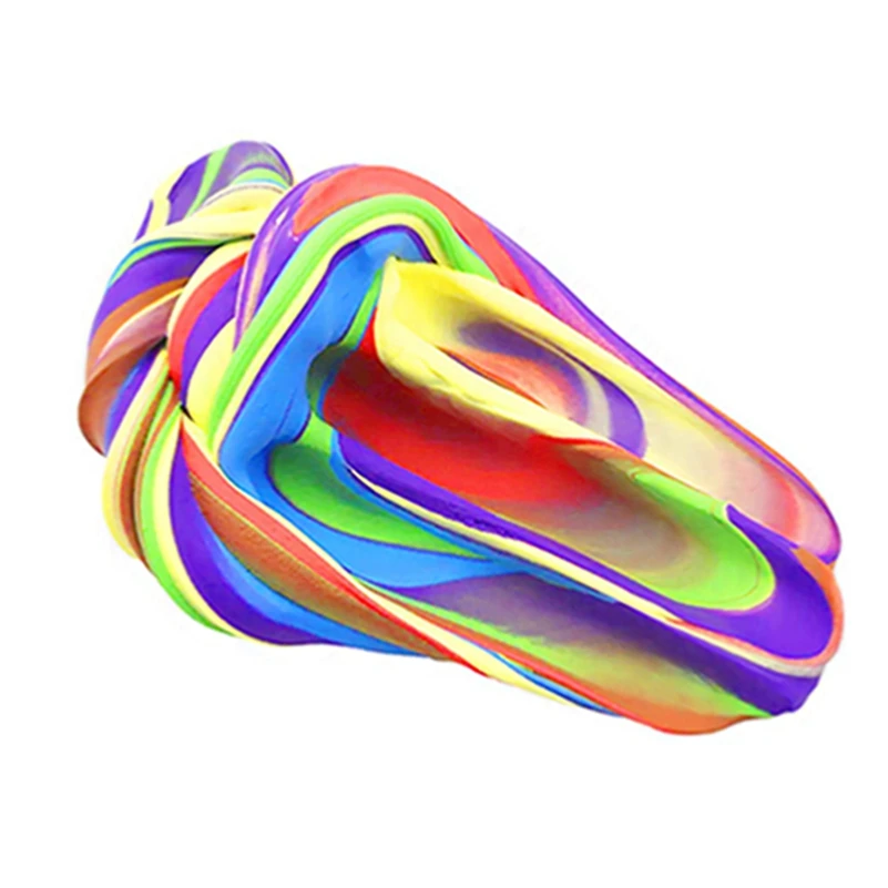 Wholesale colorful Fluffy Floam Slime Scented Stress Relief No Borax DIY Kids slime toy  Decompression venting slime