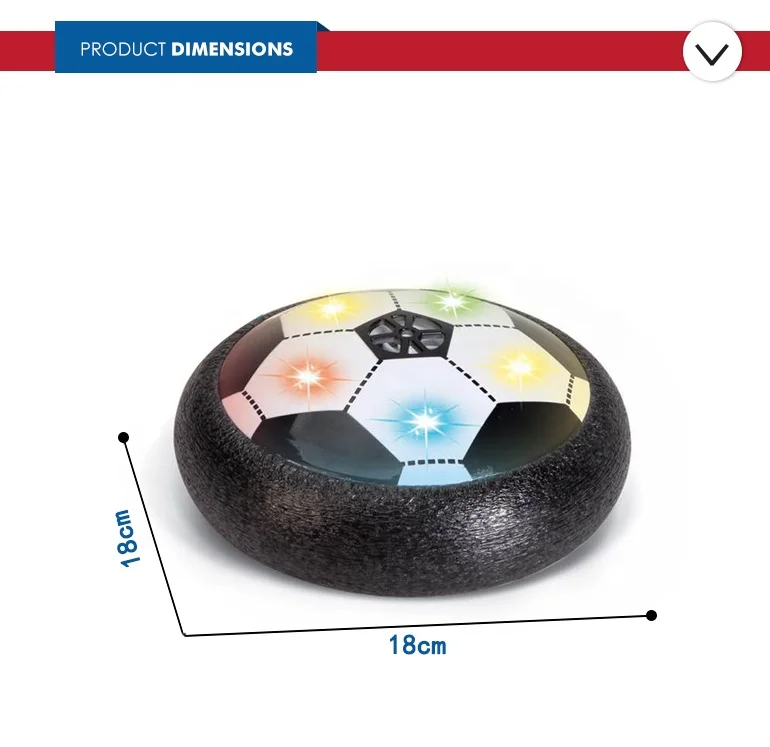 Wholesale sport toy suspension air football hover soccer ball with led light