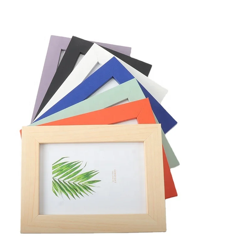 Wholesale  12 Colors 4x6 5x7 6x8 8x10 8x12 16x20 inch A3 A4 A5 Custom Size Photo Frame MDF Wooden Picture Frames
