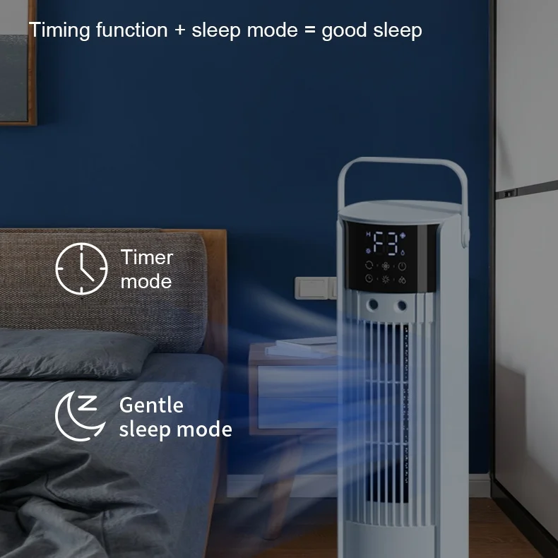 Best Seller portable ice cooling fan Tower Fan Air cooling fan for home office