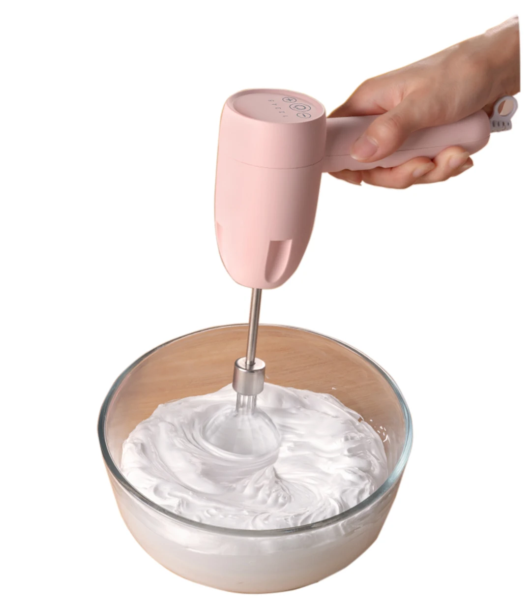 
kitchen 3 in 1stainless steel multifunction electric USB charging mini food chopper cake mixer butter dough egg whisk ware 