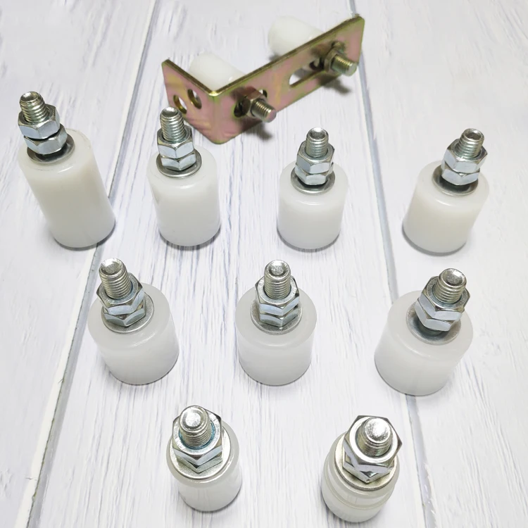 Slide Door Bottom Sliding Gate Guide Rollers Nylon Sliding Gate White Guide Roller