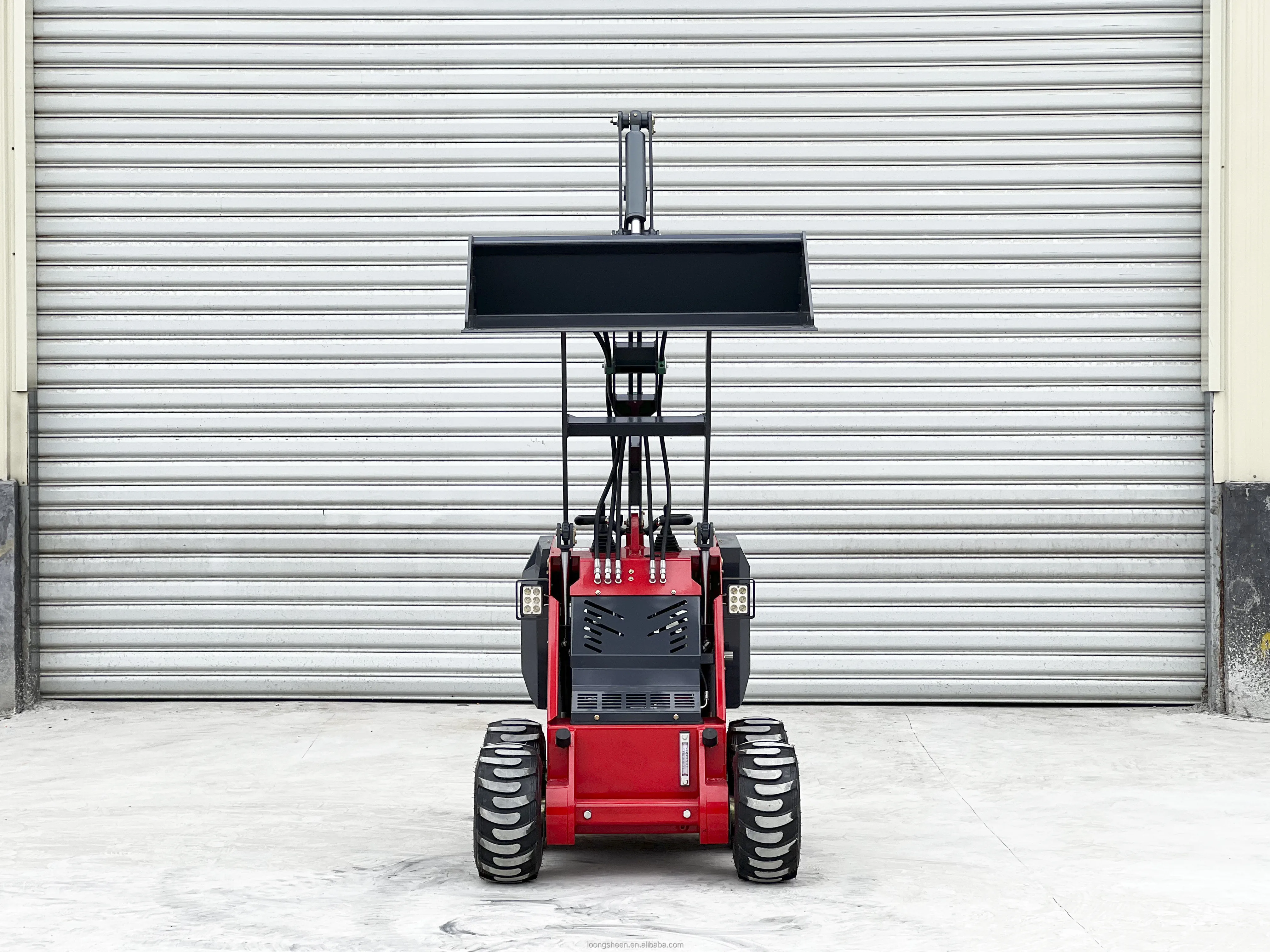 4 Wheel Tire Driving 0.5 Ton Hot Small Skid Steer Loader for Sale China Brand New Skid Steer Loader