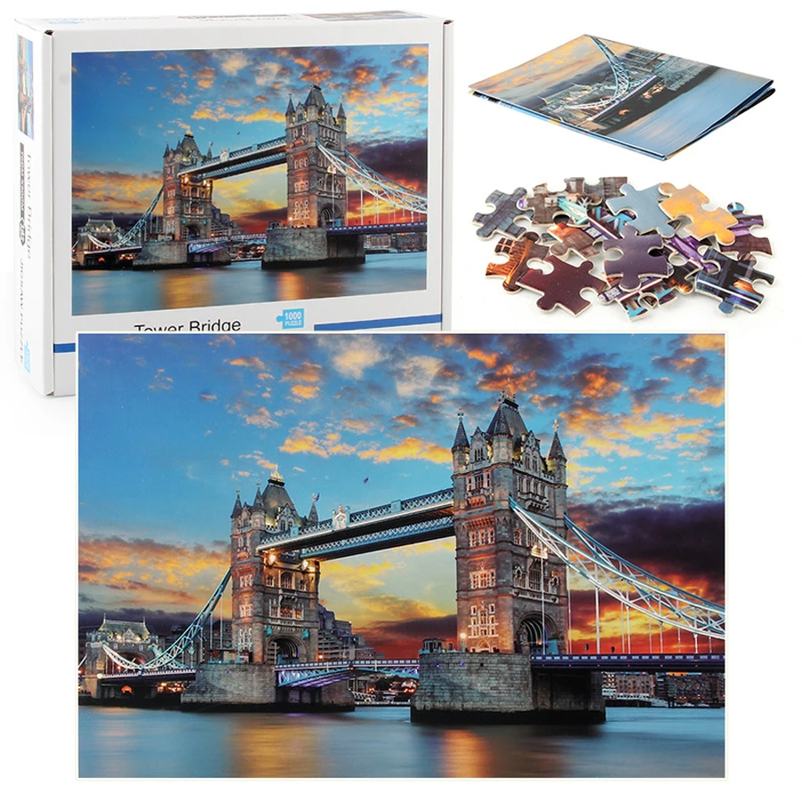 Personalized Custom Puzzle Game 100 500 1000 2000 Pieces Jigsaw Puzzles for Adult Kids