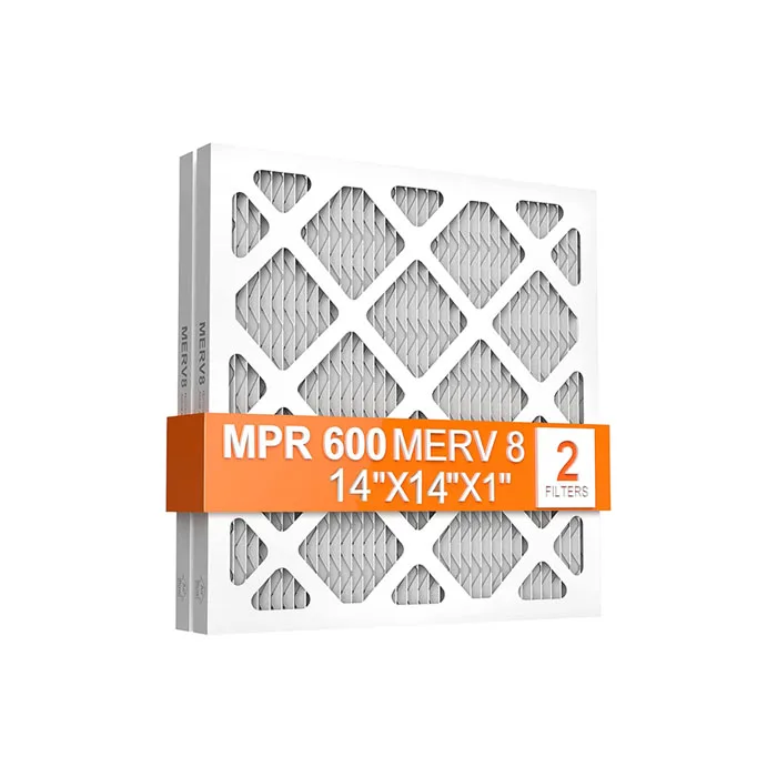 14x14x1AC Furnace Air Filter for MPR 600 Pleated HVAC Filter 14x14x1 AC Furnace adapted to MERV 8 Pleated HVAC Filter