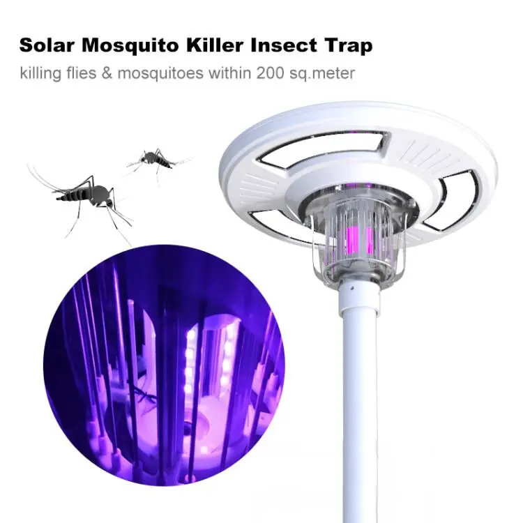 Pest Killer Outdoor Mosquito Killer Solar LED Lamp with Motion Sensor for Outdoor Backyard Patio Camping