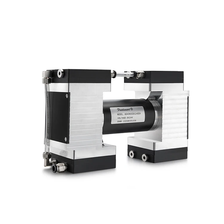 Aluminum Alloy Mini Diaphragm Pump High Vacuum Ultimate Vacuum DC Gas Suction Pump Laboratory Oil Free Vacuum Pump