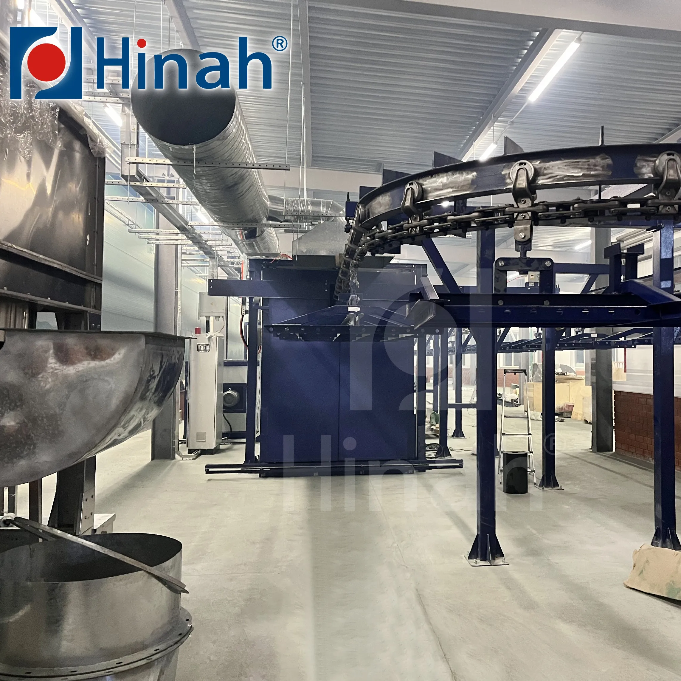 Fluidized Bed Powder Dipping Coating system machine line for bus bar