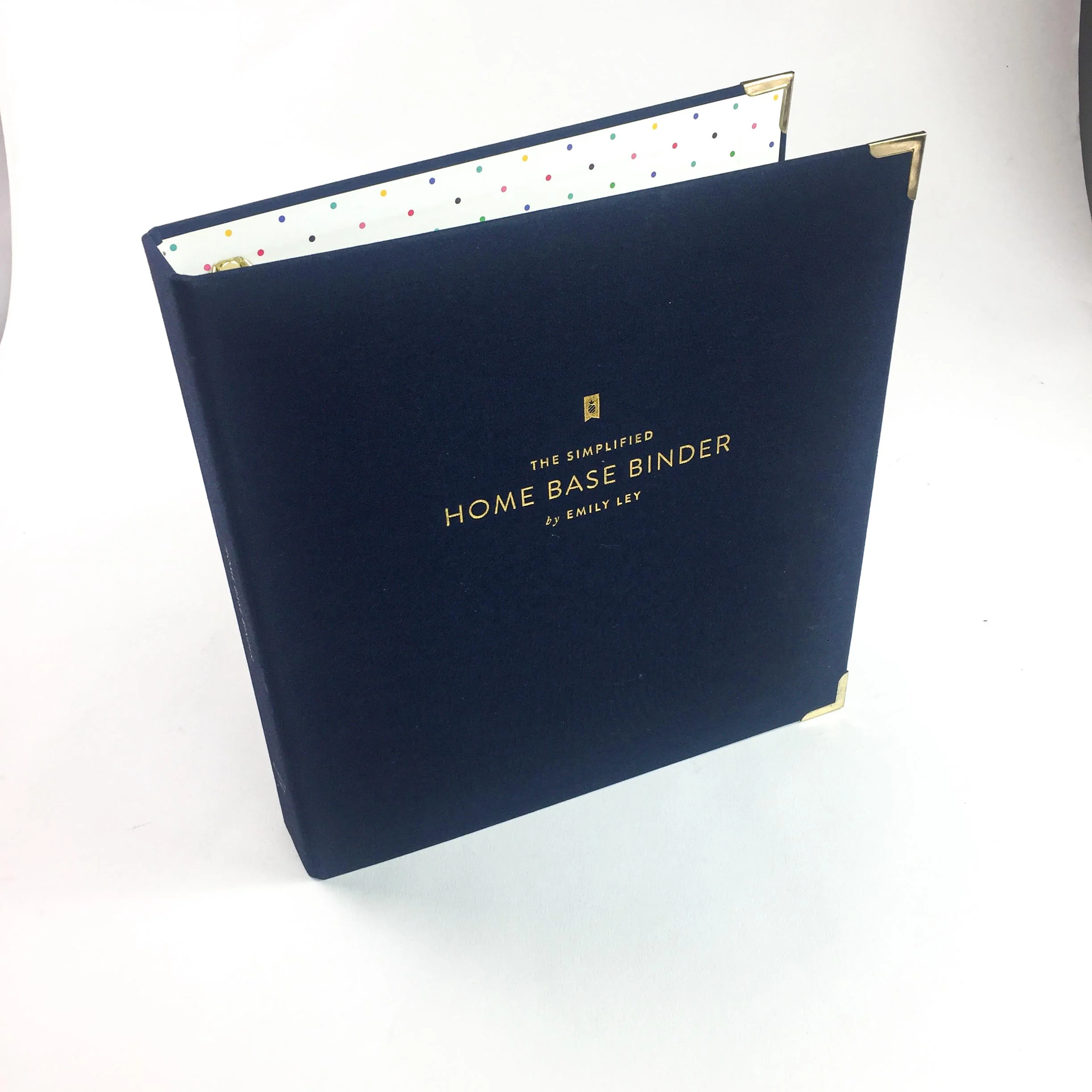 Professional office stationery hardcover leather file fabric folder