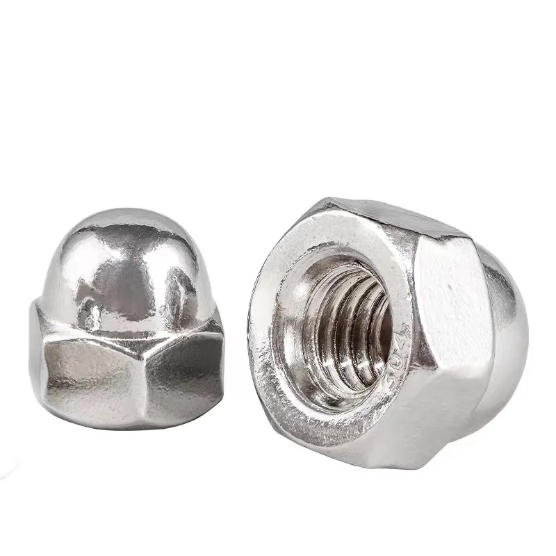 M6 M8 M10 Gr5 Titanium Hex Flange Dome Acorn Cap Nut