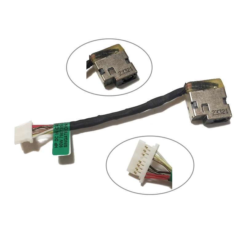 Laptop DC Jack Power Port Socket Connector cable wire for HP DV6-6000 SERIE (PJ878)