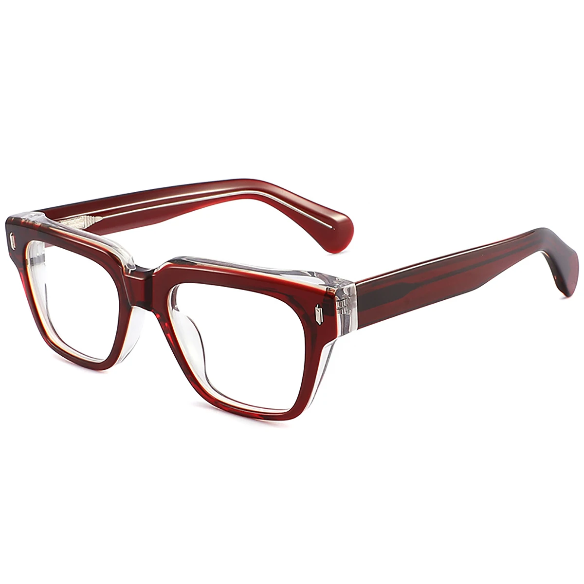 New Acetate Rectangle Eyeglass Frames for women,Cute Myopia Optical Prescription Vintage Fashion Men Eyeglasses Frames