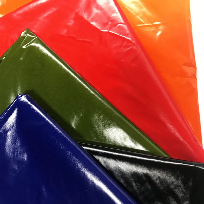 Oil cire finishing waterproof nylon taffeta down jacket fabric