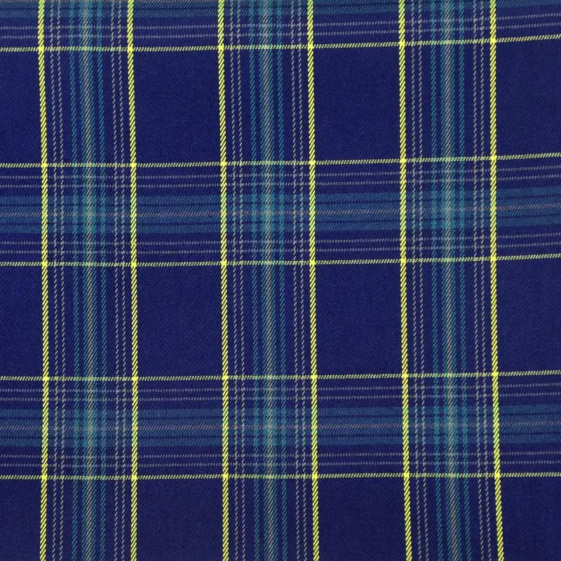Woven wholesale bulk yarn dyed brushed tartan check plaid  100%cotton flannel fabric