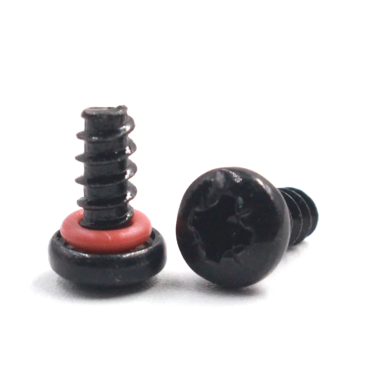 Factory price M3 M4 customized Pan Head Self Tapping Cross Recessed Waterproof O-ring Screw With Rubber Washer