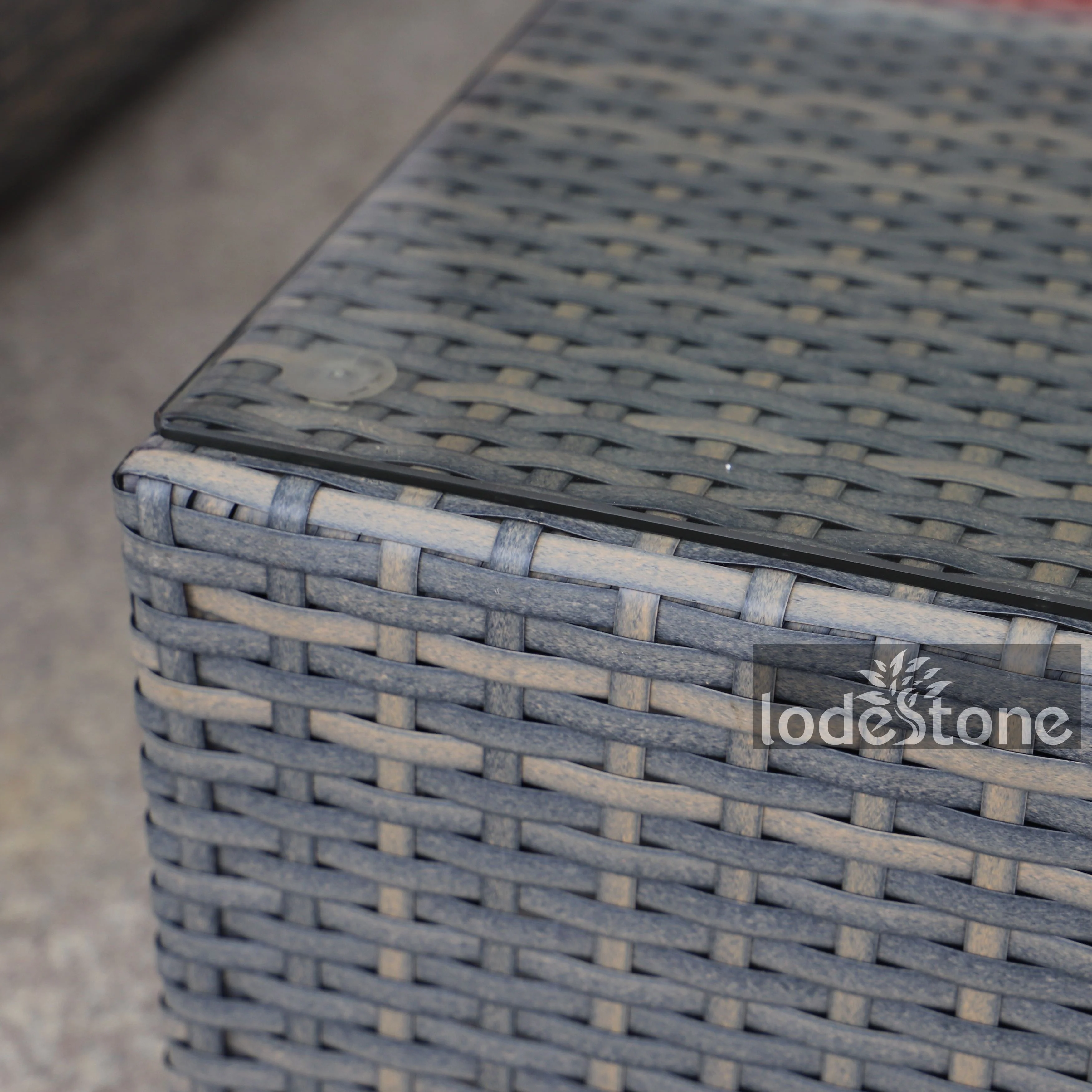 3pcs Best selling KD Wicker Outdoor Corner Sofa Set Garden Sofa Rattan