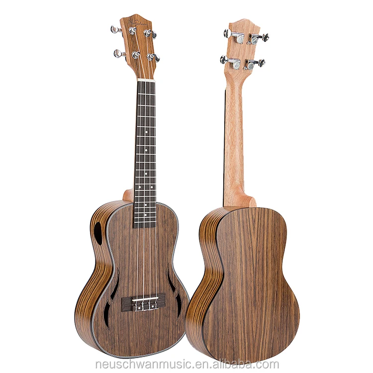 Special sound hole design All Walnut Ukulele 23 inch  NU-06OE Concert Ukulele