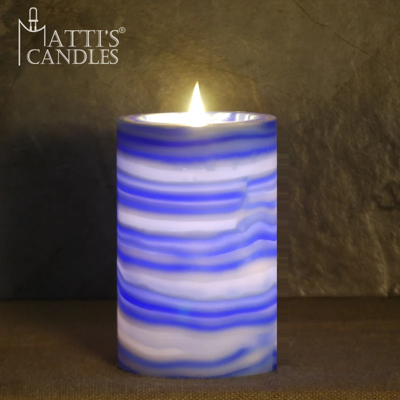New hot products on the market battery powered flameless led pillar candle acrylic led candle