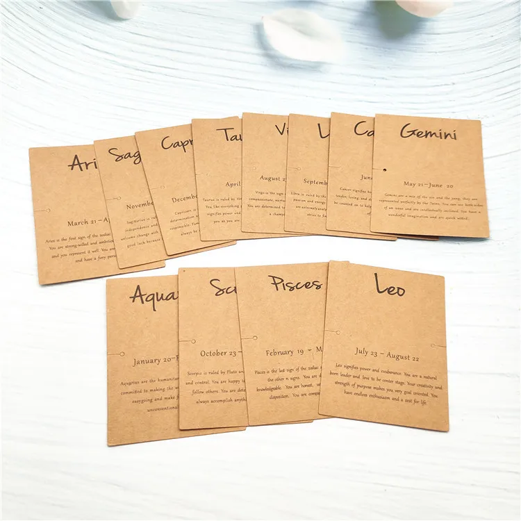  Custom Natural Color Kraft Cards Best Friends Sister Mommy Jewelry Cards Brown Paper Cards Gift Packing Accessories.jpg
