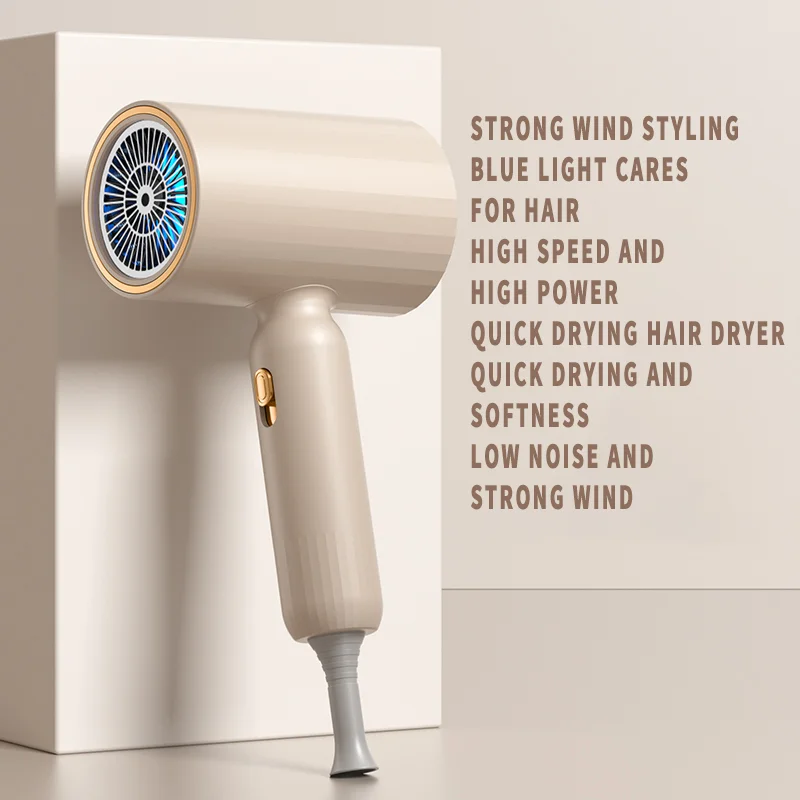 Hot Sale high power hair dryer and blue hot cold wind hair dryer for household and dormitory use