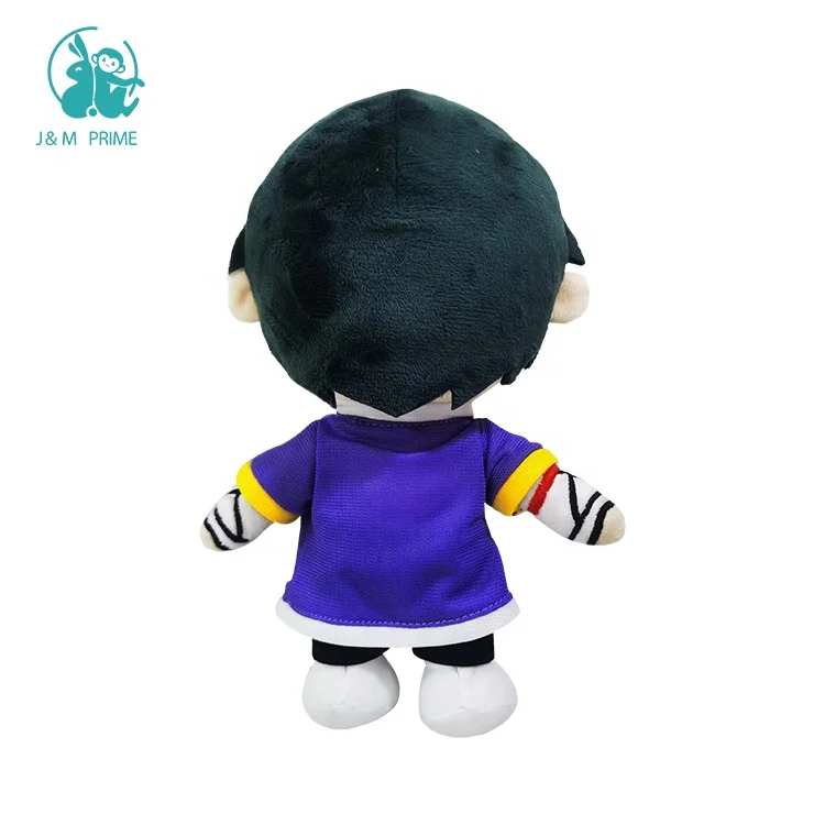 Custom Designed Soft Smile Anime Cartoon Character Toy Plush Doll - client customized designs for reference, not for sale
