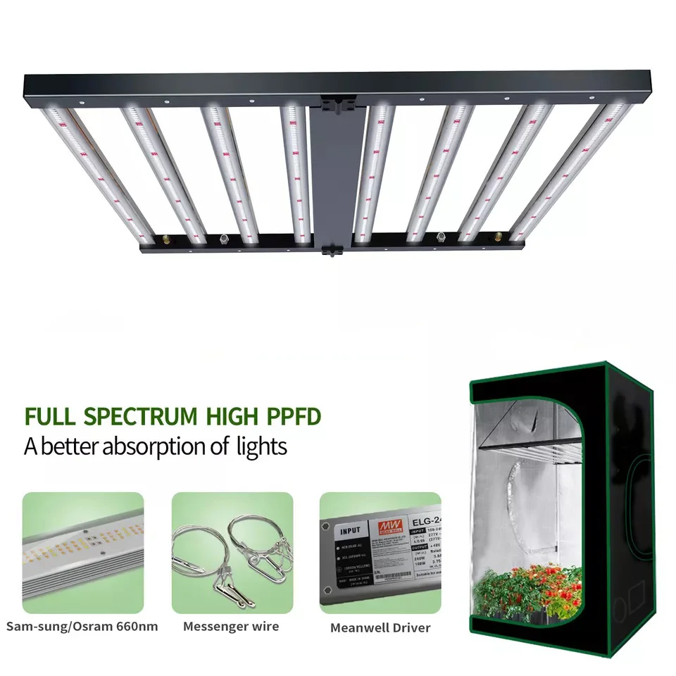 High Power Led Grow Light Dimmable 720w Full Spectrum Samsung Lm281b Grow Light for Indoor Greenhouse