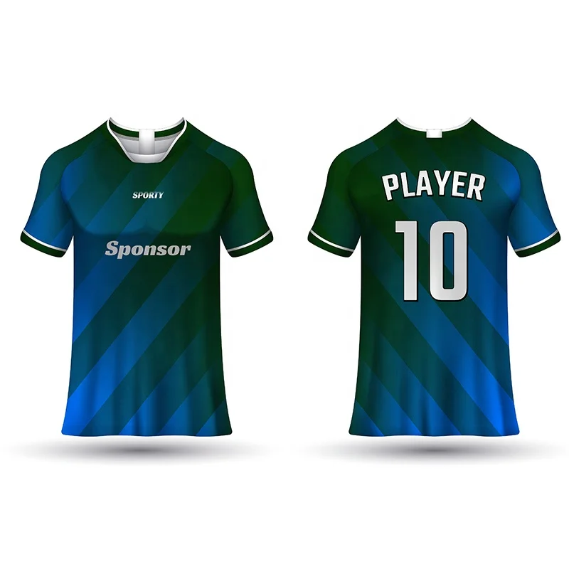 Wholesale 100% polyester soccer jerseys best quality cheap football shirt club team kids football jerseys