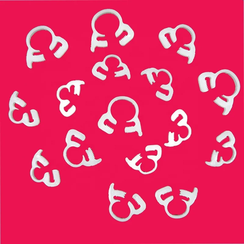 Plastic hose hoops Nylon strap throat hoop Plastic pipe clamp