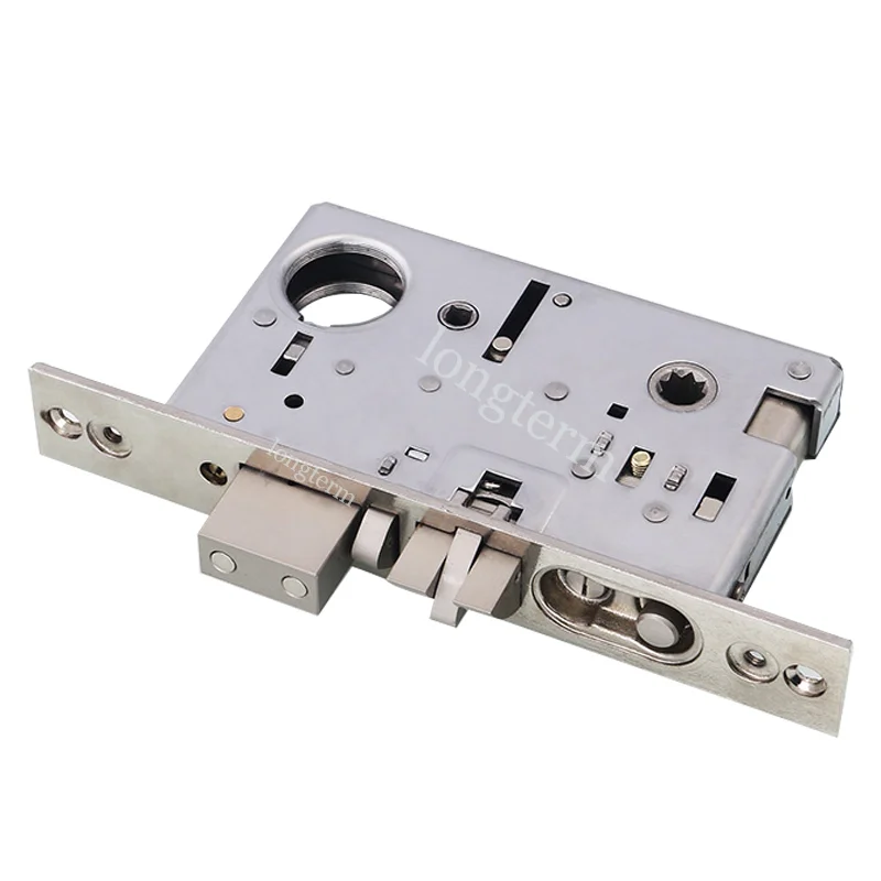 High Security Hardware Villa Door Lock Body 85 Series Home Metal Door Cylinder Stainless Steel 8545 Mortise Door Lock