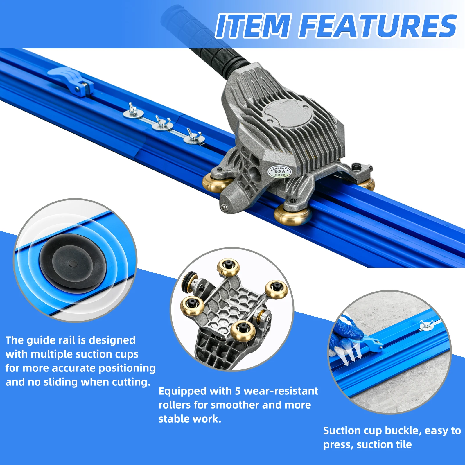 New Design Tile Cutter Manual 3800mm Cutting Machine Ceramic Porcelain Tile Cutter Hand Tools