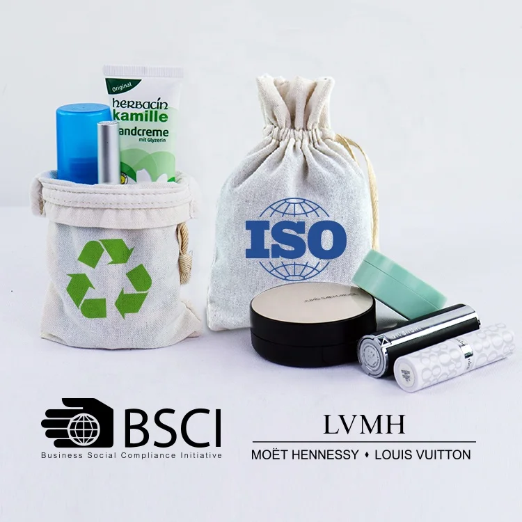 ISO BSCI LVMH factory eco-friendly small silk gift bags polyester logo satin drawing string bag custom cotton