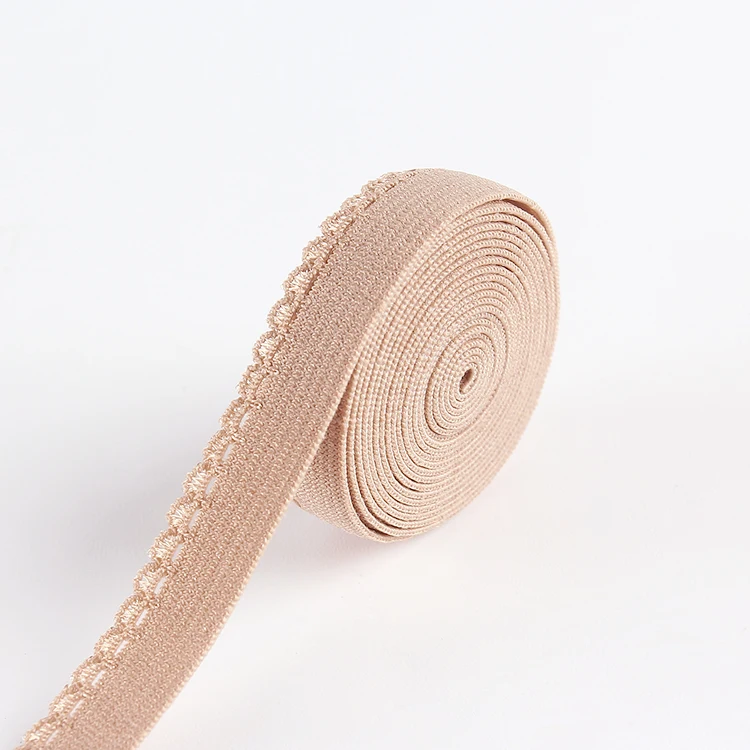 Lingerie Dress Sewing Elastic Lace Trim Band Picot Loop Edge Frilly Decorative Waistband For Underwear