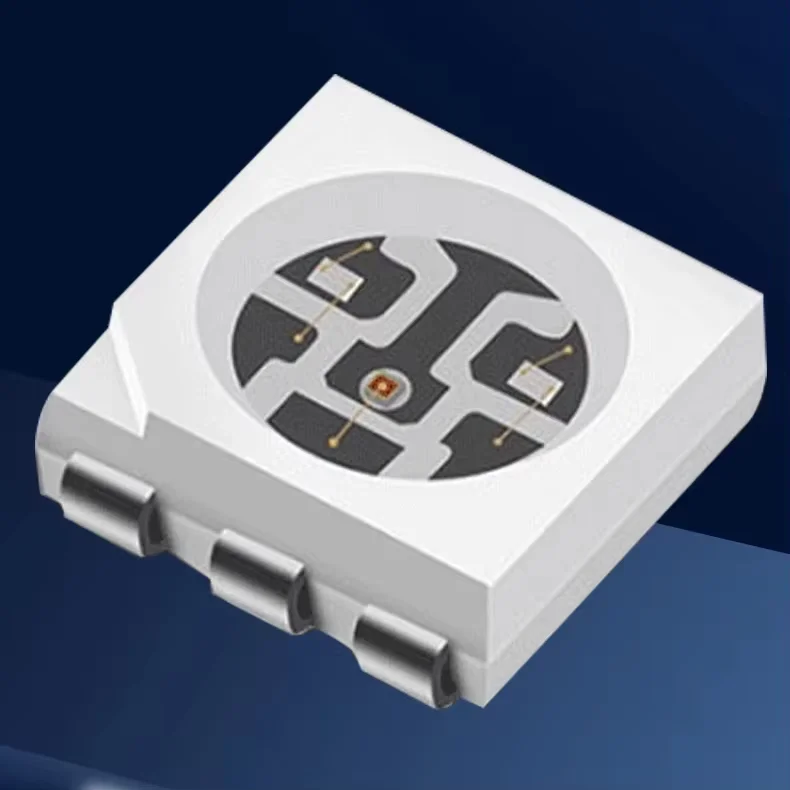 5050 RGB SMD LED Red Green Blue SMT LED PLCC-6 3-Chips Light Emitting Diodes Lamp Bead For Car, Boat, Bike