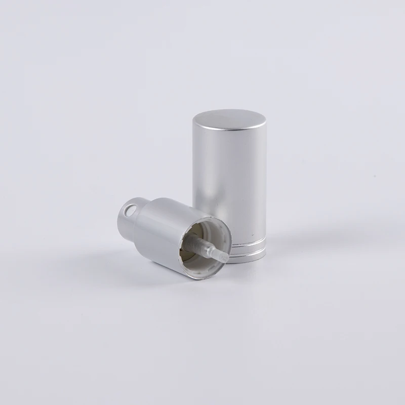 Three-piece aluminum bayonet multi-color spray cover cosmetic perfume bottle spray head pressure spray head