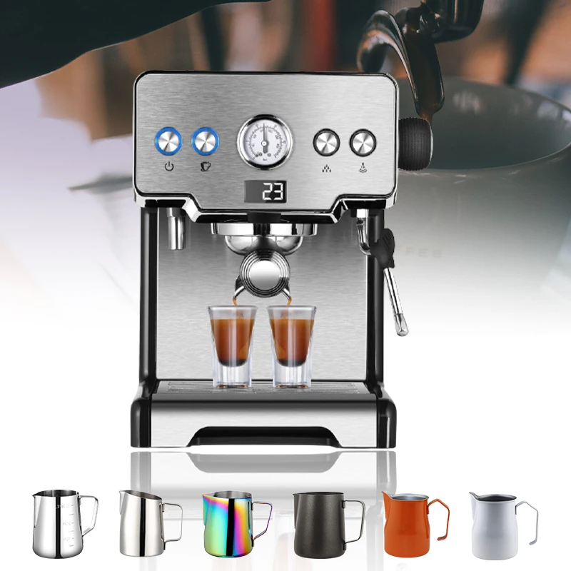 Hot Sales 1group Commercial Coffee With Milk Frother Mastrena For Sale Italian Brands Semi Automatic 15 Bar Espresso Machine