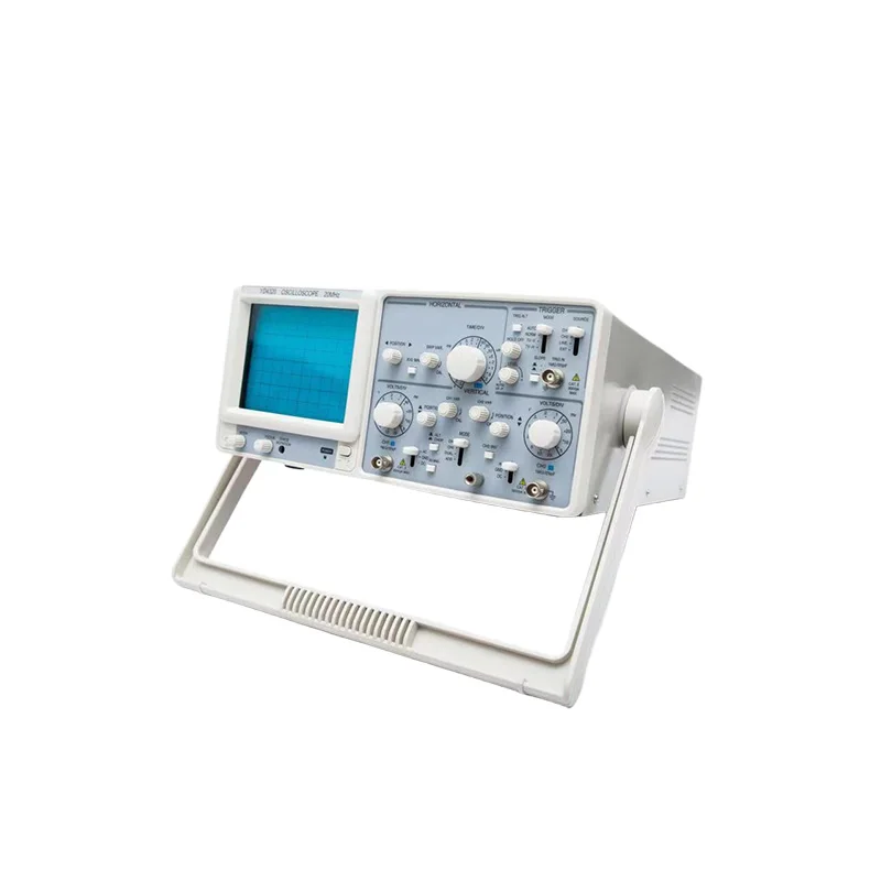Портативный аналоговый двухканальный осциллограф 20 МГц для