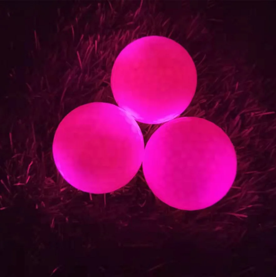 GOLF BALL Manufacturer direct selling golf products brighten long flash LED Night GOLF ball