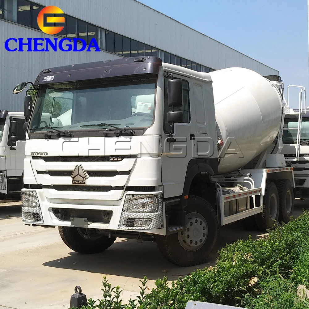 
Sinotruck Howo Sinotruk 9 Cubic Meters 10m3 12CBM Cement Mixer Truck Concrete Mixer Truck Price 
