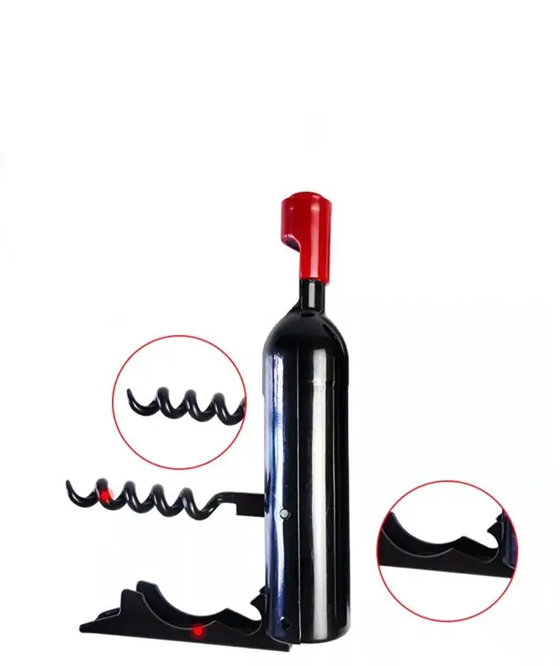 Premium Wine Corkscrew Bottle Opener, Wine Shaped Opener - Multifunctional Wine & Beer Cork Screw Opener
