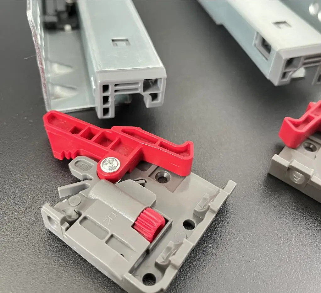 High quality  Soft Closing Concealed Drawer Slides Cabinet Hydraulic Telescopic Drawer Runner Slide