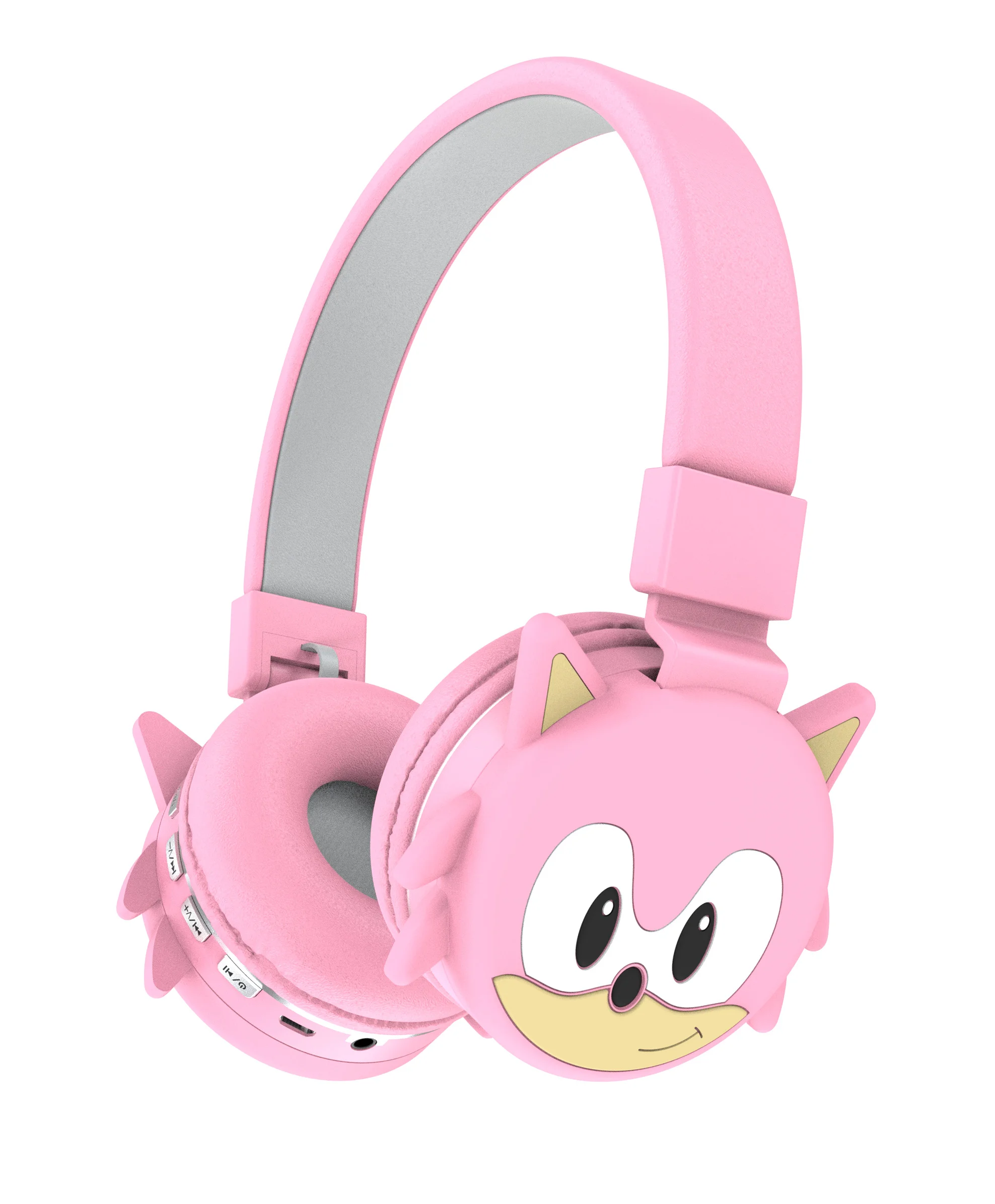 2024 wholesale hot selling new headphones cute cartoon kt cat head-mounted bluetooth headphones game in-ear headphones