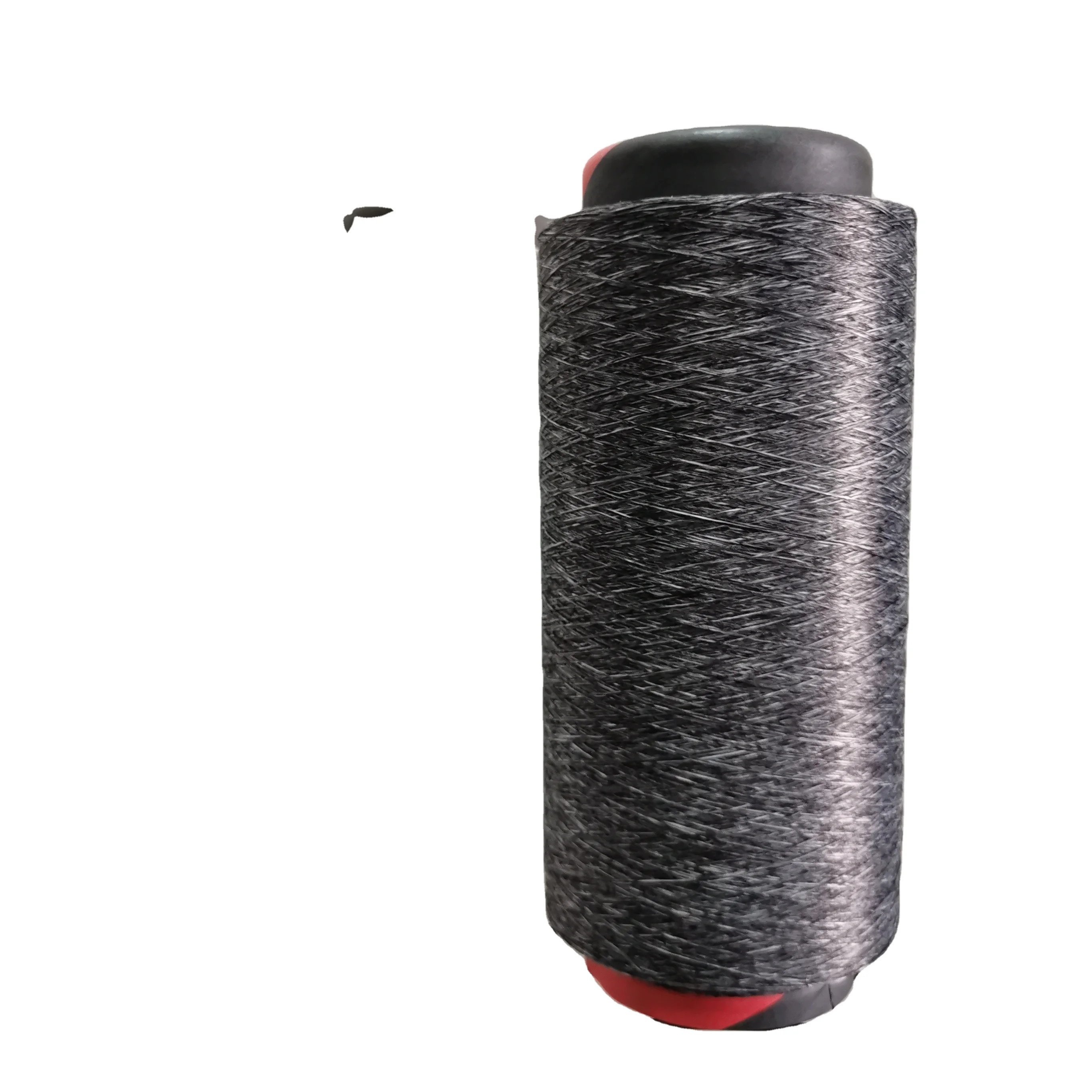 DTY NIM SD 75D/36F raw white eco natural recycled polyester yarn with GRS OEKO certificate for Denim knitting fabric