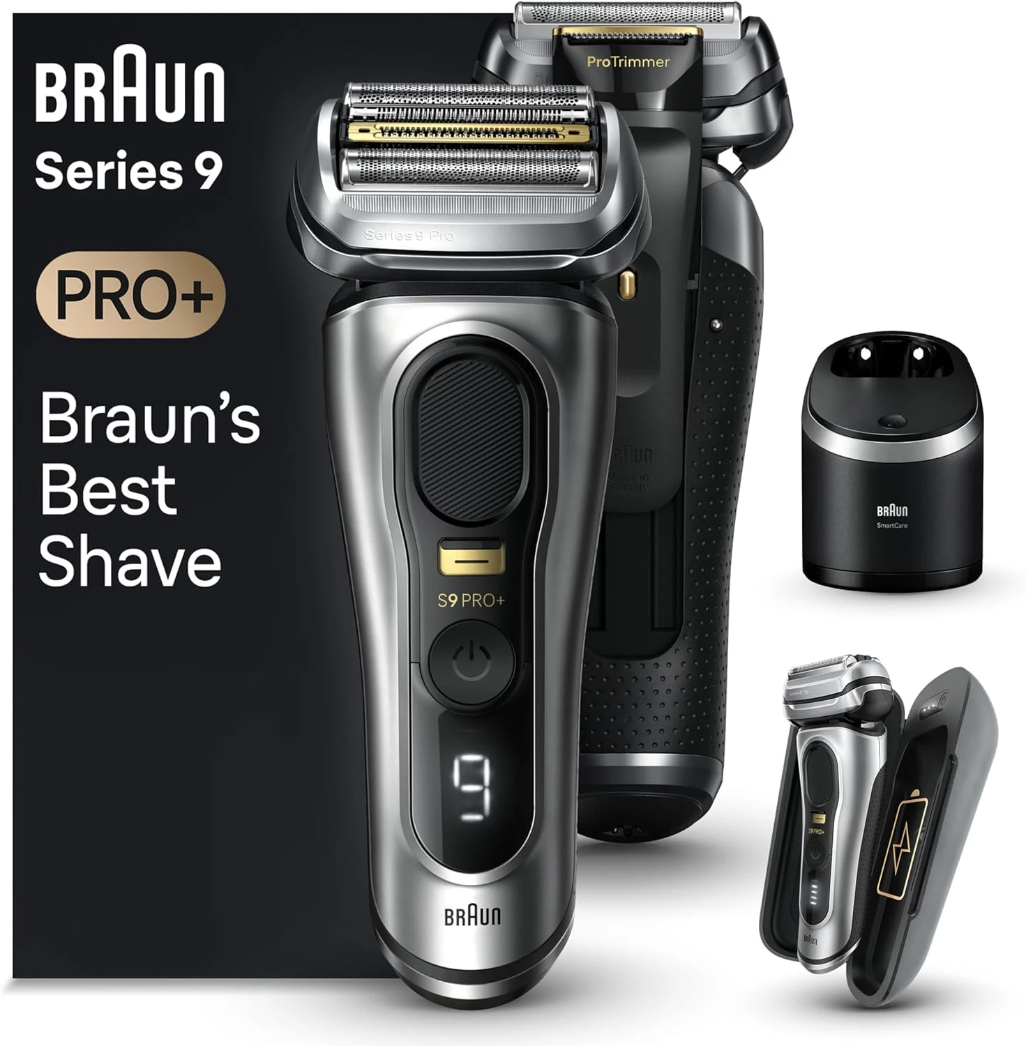 4 In 1 Flexible Rechargeable Rotary Electronic Shaving Machine Beard Trimmer Razor Foil Electric Shaver For Men