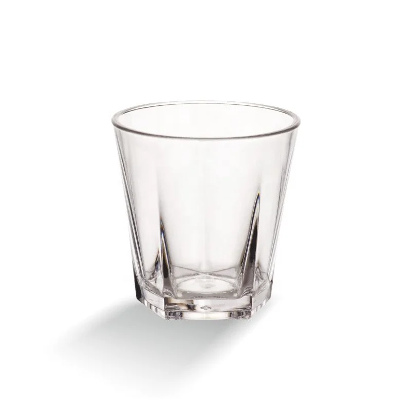8oz Polycarbonate Drinking Glass Plastic Restaurant Glass Round Unbreakable Drinking Glass