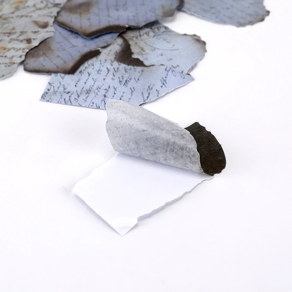 Vintage Journal Scrapbook Craft Kits Burnt Paper Diary For Aesthetic Decor Wall Decorative Frames Stationery Sticker