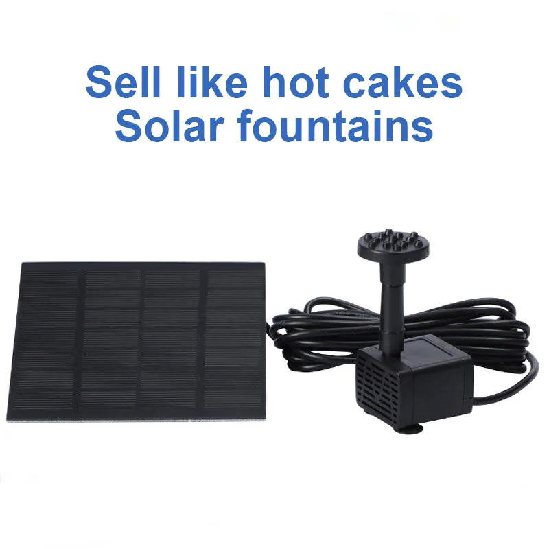 Waterfall Solar Powered Floating Pool Mini Bird Bath Feature Fountain Outdoor Water Pump Solar Water Fountain