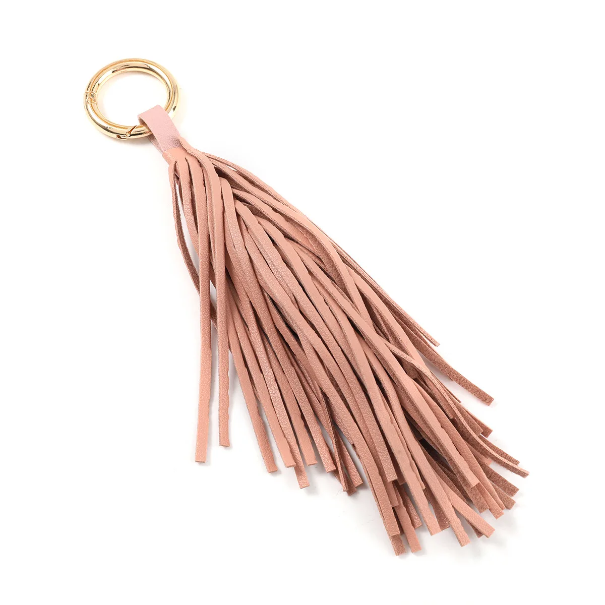 Leather Tassel Keychain Car Keyring Holder Bag Wallet Purse Decorations