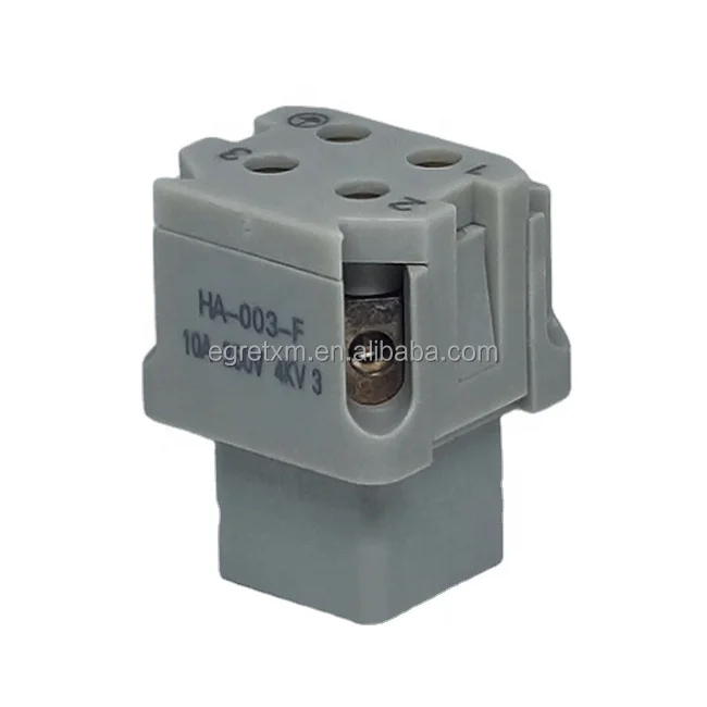 10 amperes 3pin + PE same as Harting Heavy Duty Connector